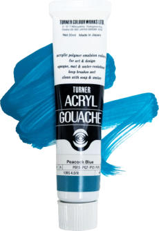 Turner Colour Works Acryl Gouache Artist Acrylic Paint - Single 40 ml Tube  - White